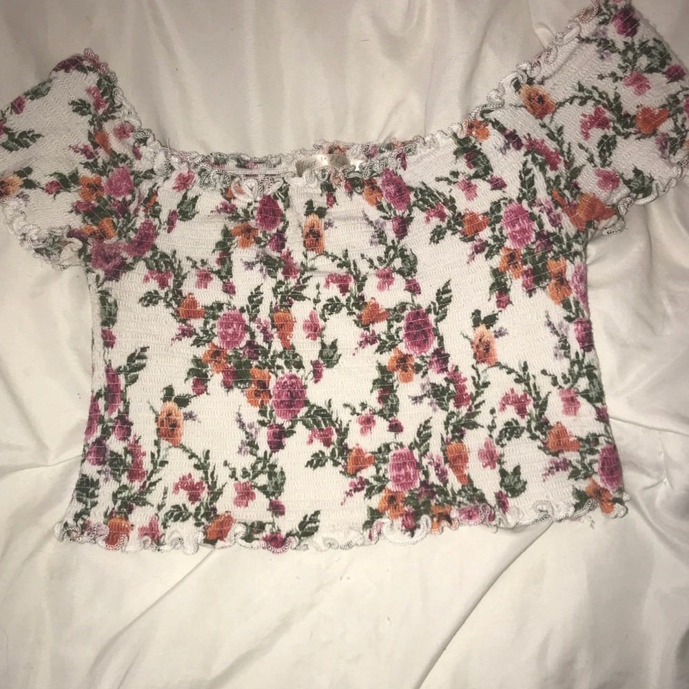 Floral crop top